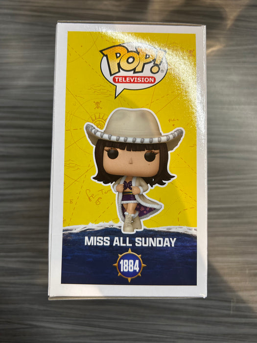 Funko POP! Television: One Piece - Miss All Sunday (Funko Sticker/ Funko)[Live Action](Damaged Box*) #1884