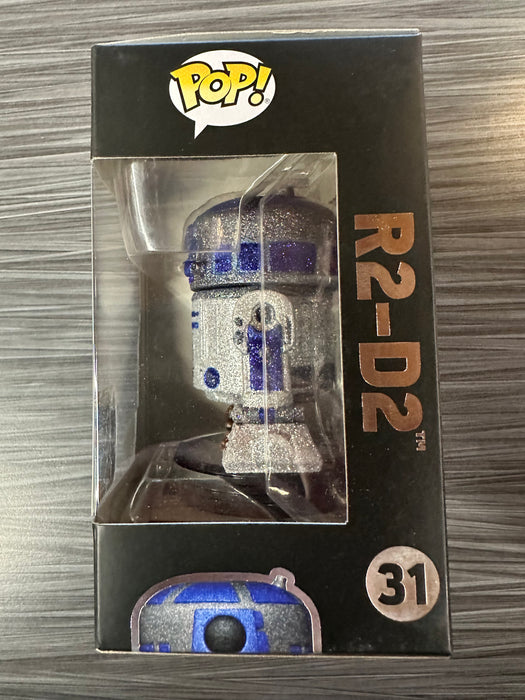 Funko POP! Star Wars: R2-D2 (Diamond)(2022 Galactic Convention)(Damaged Box) #31