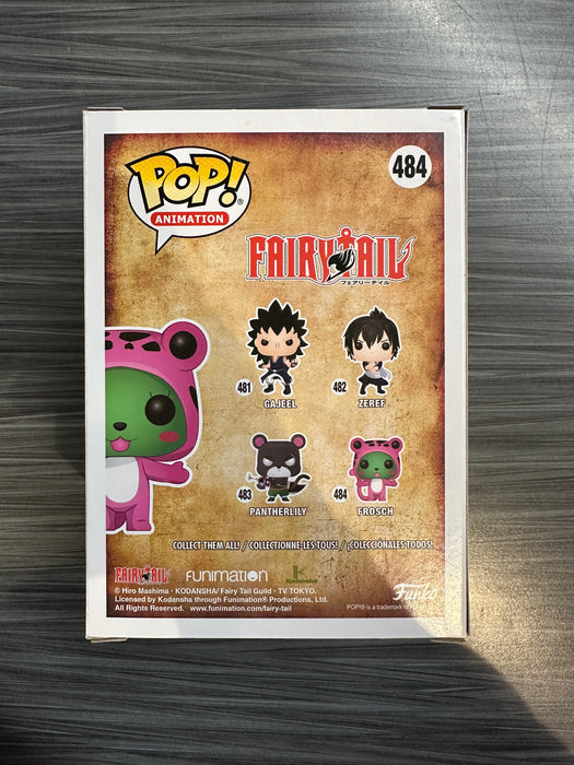 Funko POP! Animation: Fairytail - Frosch (Signed/Dawn Bennet/JSA)(Damaged Box) #484