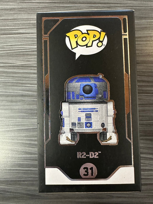 Funko POP! Star Wars: R2-D2 (Diamond)(2022 Galactic Convention)(Damaged Box) #31