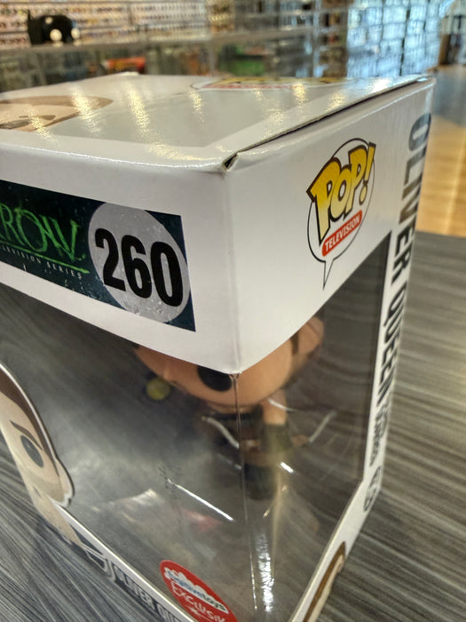 Funko POP! Television: Arrow - Oliver Queen [Island Scarred](Fugitive Toys)(Damaged Box)[B] #260