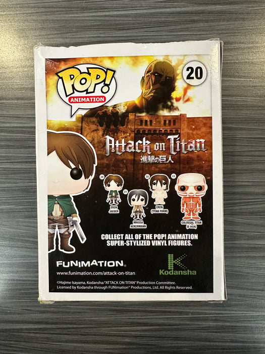 Funko POP! Animation: Attack on Titan - Eren Jaeger (Damaged Box*) #20