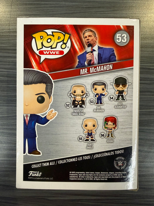 Funko POP! WWE: Mr McMahon (CHASE) #53