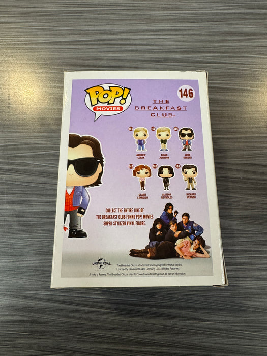 Funko POP! Movies: The Breakfast Club - John Bender (Hot Topic Pre-Release Missing Sticker)(Damaged Box) #146