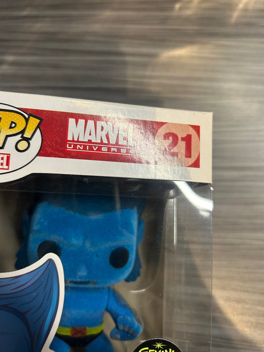 Funko POP! Marvel: Beast [Flocked] (Gemini)(240 PCS)(Damaged Box) #21