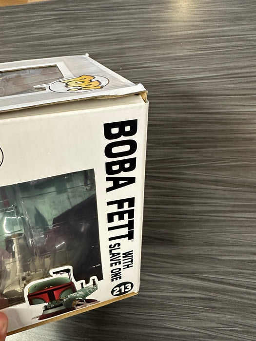 Funko POP! Star Wars: Boba Fett With Slave One (2017 NYCC)(Damaged Box) #213