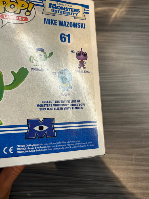 Funko POP! Disney: Monsters University - Mike Wazowski (2013 SDCC 480Pcs)(Damaged Box)  #61