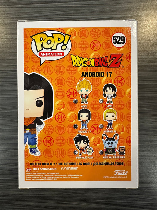Funko POP! Animation: Dragonball Z - Android 17 (Signed/Chuck Huber/Beckett)(Damaged Box) #529