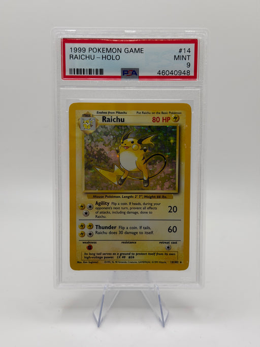 raichu pokemon card original It was never meant to be released Back in 1999, Wizards of the Coast ran an internal test print using a Cosmos holofoil pattern on Fossil cards to preview the foiling Encased in a durable acrylic holder to highlight the vibrant artwork of this fan Holo Bleed 1st Edition RAICHU
