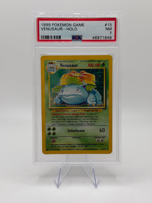 1999 POKEMON GAME Venusaur [Holo] #15 [NM PSA 7]