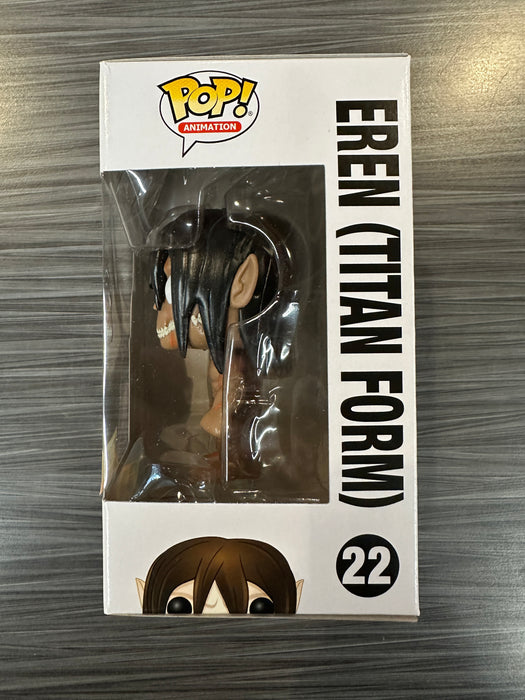 Funko POP! Animation: Attack On Titan - Eren [Titan Form][3 Languages] (Hot Topic)(Damaged Box)[B] #22