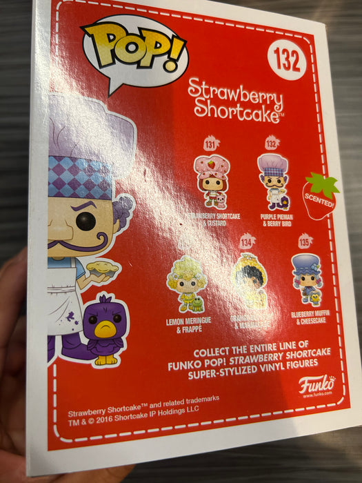 Funko POP! Strawberry Shortcake: Purple Pieman & Berry Bird (Scented)(2016 Summer Convention)(Damaged Box) #132