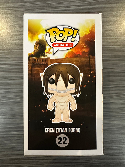 Funko POP! Animation: Attack On Titan - Eren [Titan Form][3 Languages] (Hot Topic)(Damaged Box)[B] #22