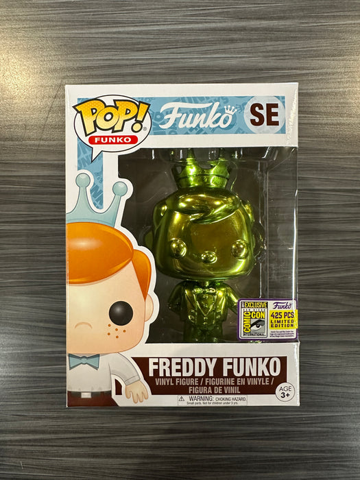 Funko POP! Freddy Funko Green Chrome (2017 SDCC 425PCS)(Damaged Box) #SE
