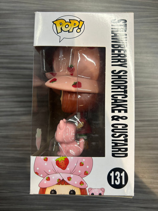 Funko POP! Strawberry Shortcake: Strawberry Shortcake & Custard (Scented)(Damaged Box) #131