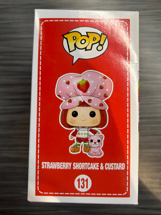 Funko POP! Strawberry Shortcake: Strawberry Shortcake & Custard (Scented)(Damaged Box) #131