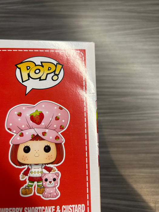 Funko POP! Strawberry Shortcake: Strawberry Shortcake & Custard (Scented)(Damaged Box) #131