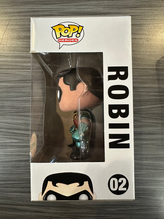 Funko POP! Heroes: DC Super Heroes - Robin (CHASE)(Damaged Box*) #02