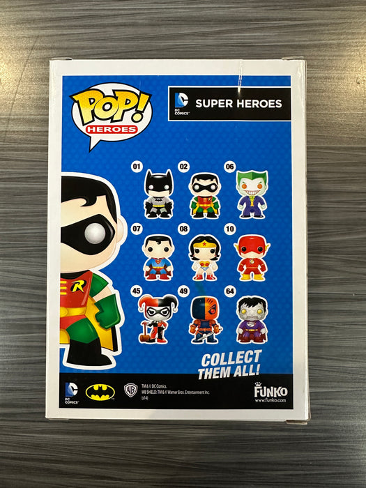 Funko POP! Heroes: DC Super Heroes - Robin (CHASE)(Damaged Box*) #02