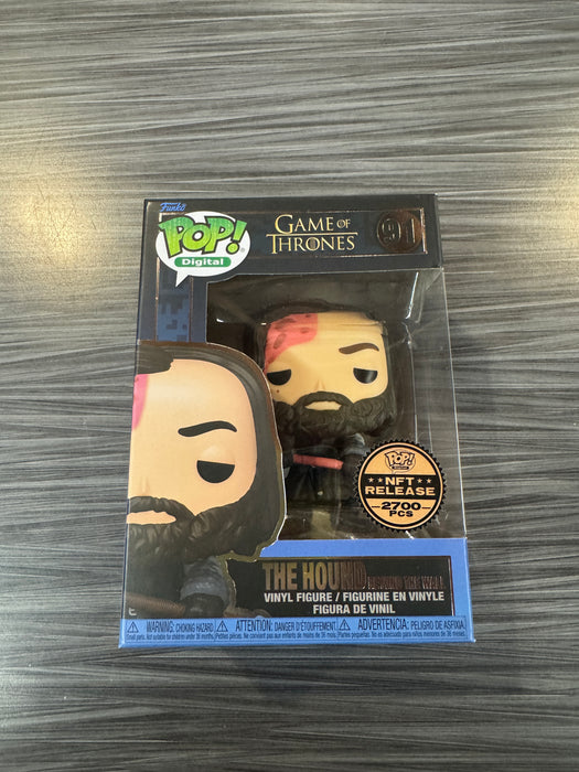 Funko POP! Digital: Game of Thrones - The Hound [Beyond The Wall] (NFT Release)(2700 PCS)(Damaged Box) #91