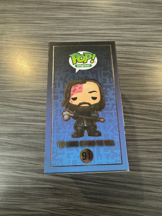 Funko POP! Digital: Game of Thrones - The Hound [Beyond The Wall] (NFT Release)(2700 PCS)(Damaged Box) #91