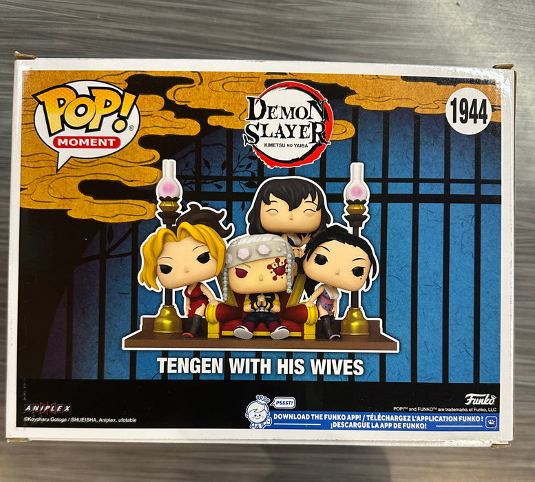 Funko POP! Animation: Moment - Demon Slayer - Tengen with His Wives (2025 SDCC)(Damaged Box) [C] #1944