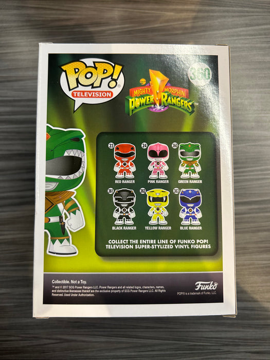 Funko POP! Television: Power Rangers - Green Ranger (GITD)(2017 NYCC)(Damaged Box) #360
