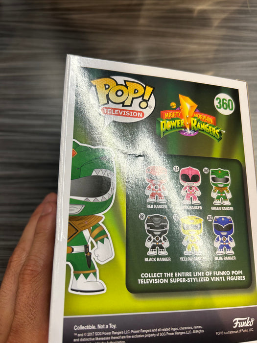 Funko POP! Television: Power Rangers - Green Ranger (GITD)(2017 NYCC)(Damaged Box) #360