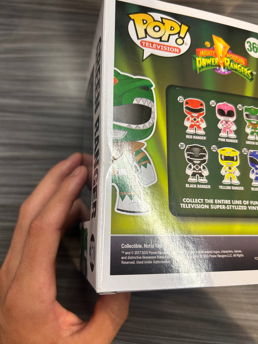Funko POP! Television: Power Rangers - Green Ranger (GITD)(2017 NYCC)(Damaged Box) #360