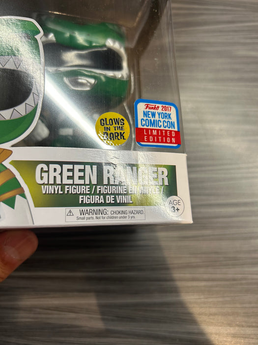 Funko POP! Television: Power Rangers - Green Ranger (GITD)(2017 NYCC)(Damaged Box) #360