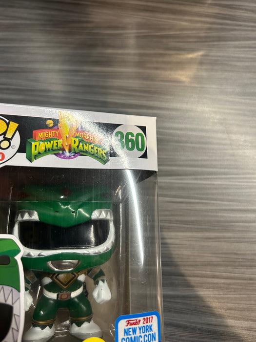 Funko POP! Television: Power Rangers - Green Ranger (GITD)(2017 NYCC)(Damaged Box) #360