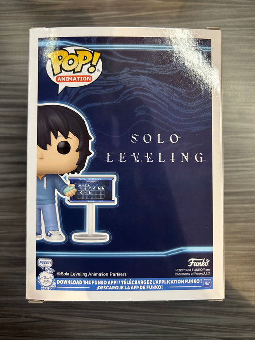 Funko POP! Animation: Solo Leveling - Sung Jinwoo [E-Rank] (2025 Anime Expo)(Damaged Box) #1941