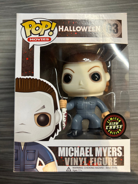 Funko POP! Movies: Halloween - Michael Myers [Solid Mask](GiTD)(CHASE)(Damaged Box) #03