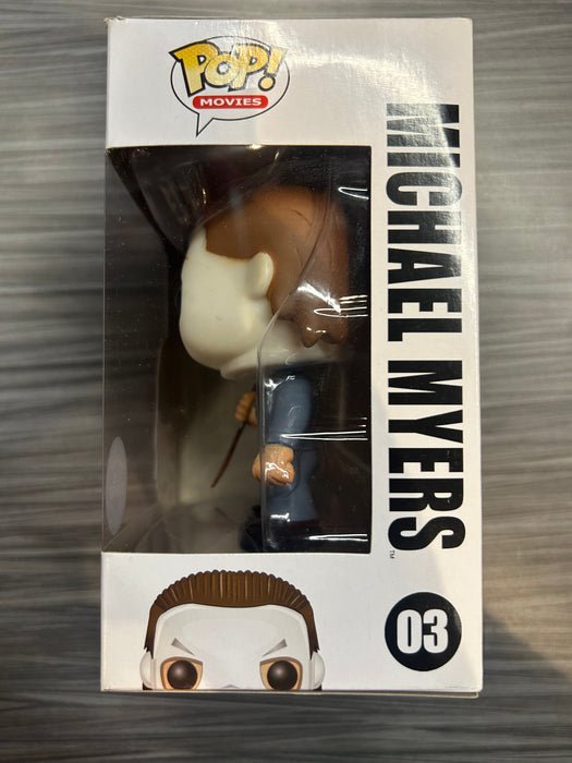 Funko POP! Movies: Halloween - Michael Myers [Solid Mask](GiTD)(CHASE)(Damaged Box) #03