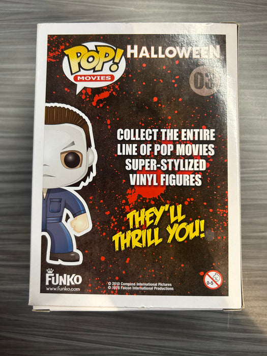 Funko POP! Movies: Halloween - Michael Myers [Solid Mask](GiTD)(CHASE)(Damaged Box) #03