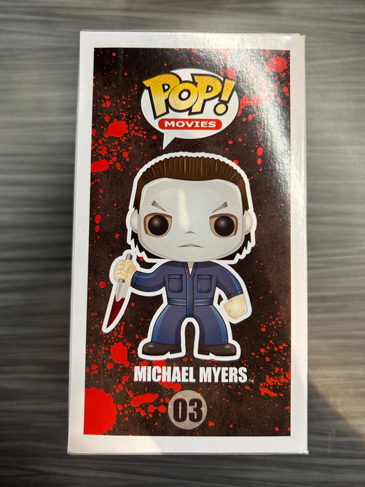 Funko POP! Movies: Halloween - Michael Myers [Solid Mask](GiTD)(CHASE)(Damaged Box) #03