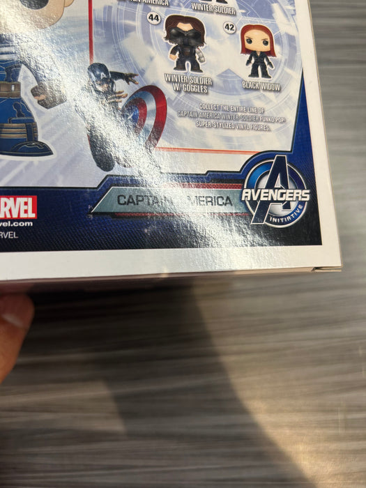 Funko POP! Captain America The Winter Soldier: Unmasked Captain America (ToyMatrix)(Damaged Box) #41