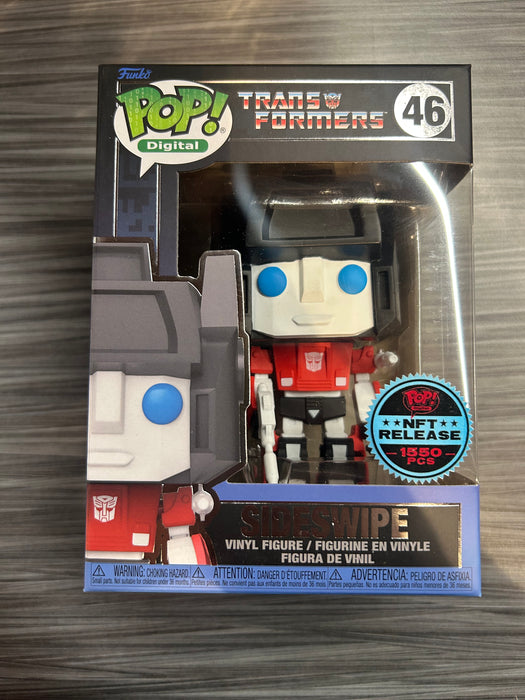 Funko POP! Digital: Transformers - Sideswipe (NFT Release)(1550 PCS)(Damaged Box) #46