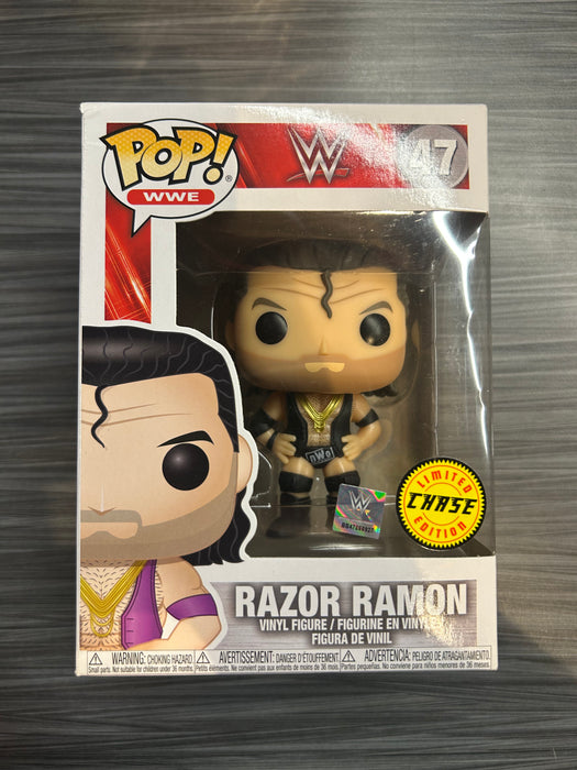 Funko POP! WWE: Razor Ramon (CHASE)(Damaged Box) #47