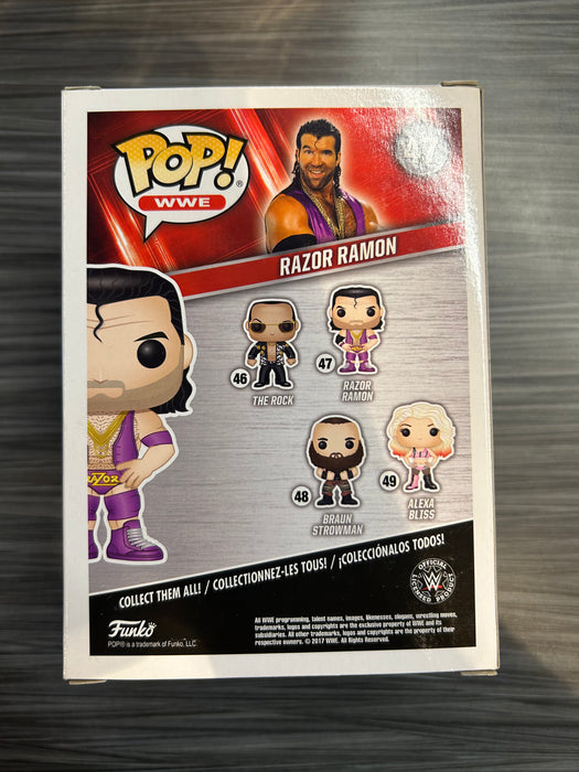Funko POP! WWE: Razor Ramon (CHASE)(Damaged Box) #47