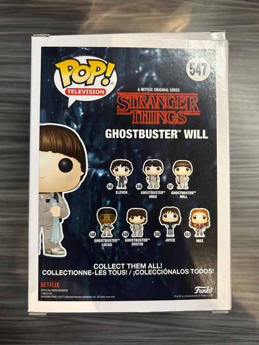Funko POP! Television: Stranger Things - Ghostbuster Will (Damaged Box) #547