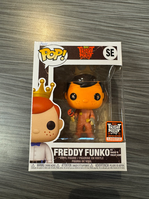 Funko POP! Fright Night: Freddy Funko As Trick 'R Treat Sam (Fright Night 1,600 PCS)(Damaged Box) #SE