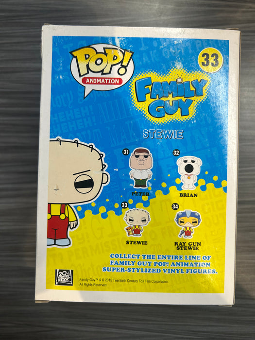 Funko POP! Animation: Family Guy - Stewie (Damaged Box*) #33