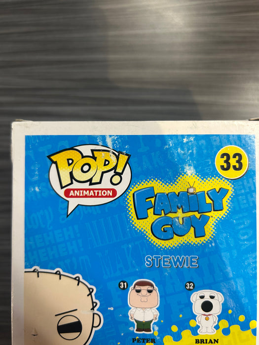 Funko POP! Animation: Family Guy - Stewie (Damaged Box*) #33