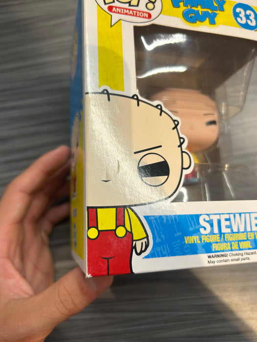 Funko POP! Animation: Family Guy - Stewie (Damaged Box*) #33