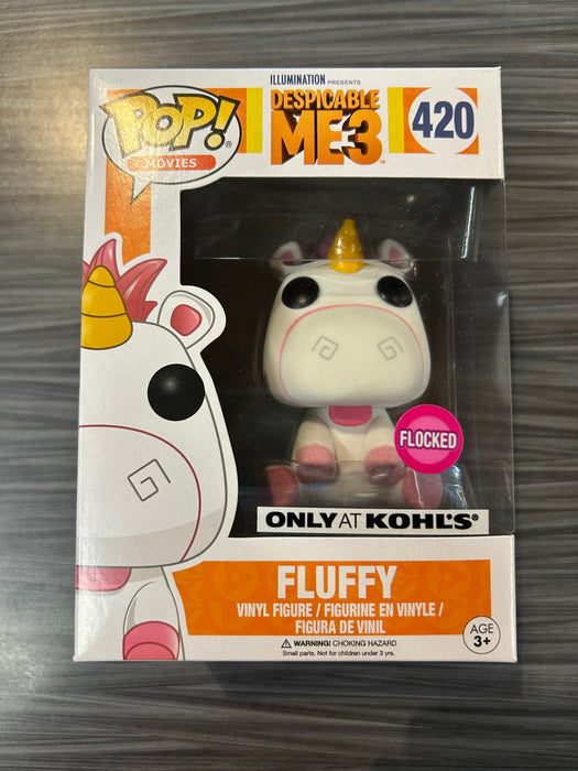 Funko POP! Movies: Despicable Me Minion Made - Fluffy (KOHL'S)(Flocked)(Damaged Box) #420