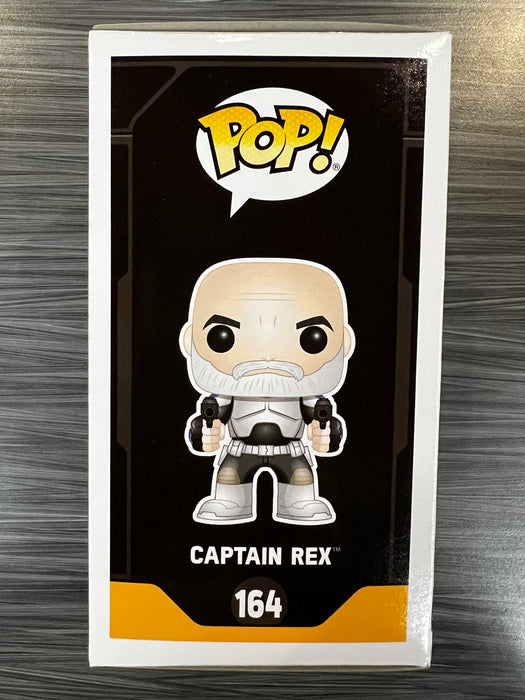 Funko POP! Star Wars Rebels: Captain Rex (Smugglers Bounty)(Signed/Dee Bradley Baker/JSA)[B] #164