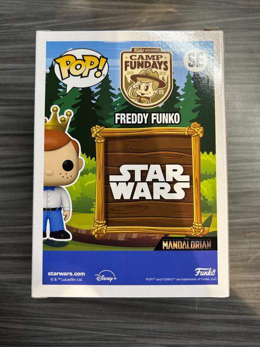 Funko POP! Camp Fundays: Freddy Funko As Luke Skywalker with Grogu (2023 Camp Fundays)(4,000 PCS)(Damaged Box)[B] #SE