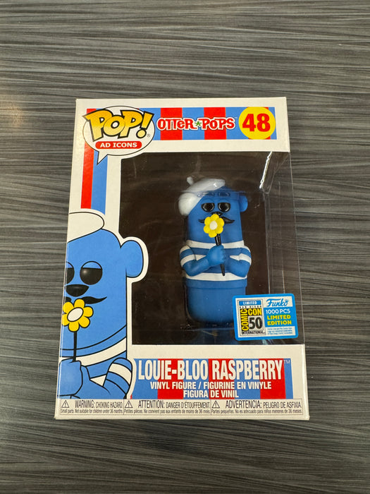 Funko POP! Ad Icons: Otter Pops - Louie-Bloo Raspberry (2019 SDCC 1000 PCS)(Damaged Box) #48