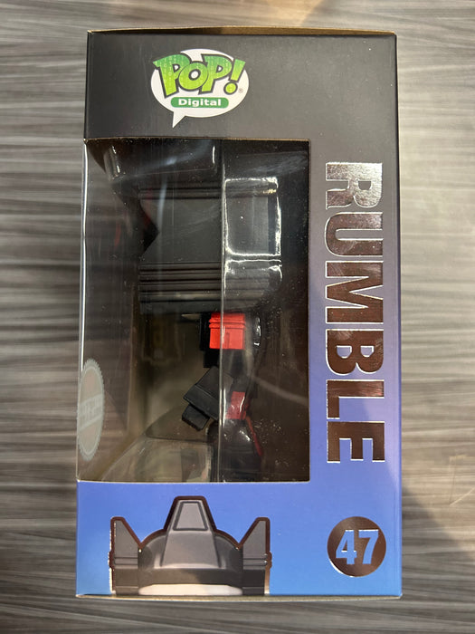 Funko POP! Digital: Transformers - Rumble (NFT Release)(1550 PCS)(Damaged Box) #47